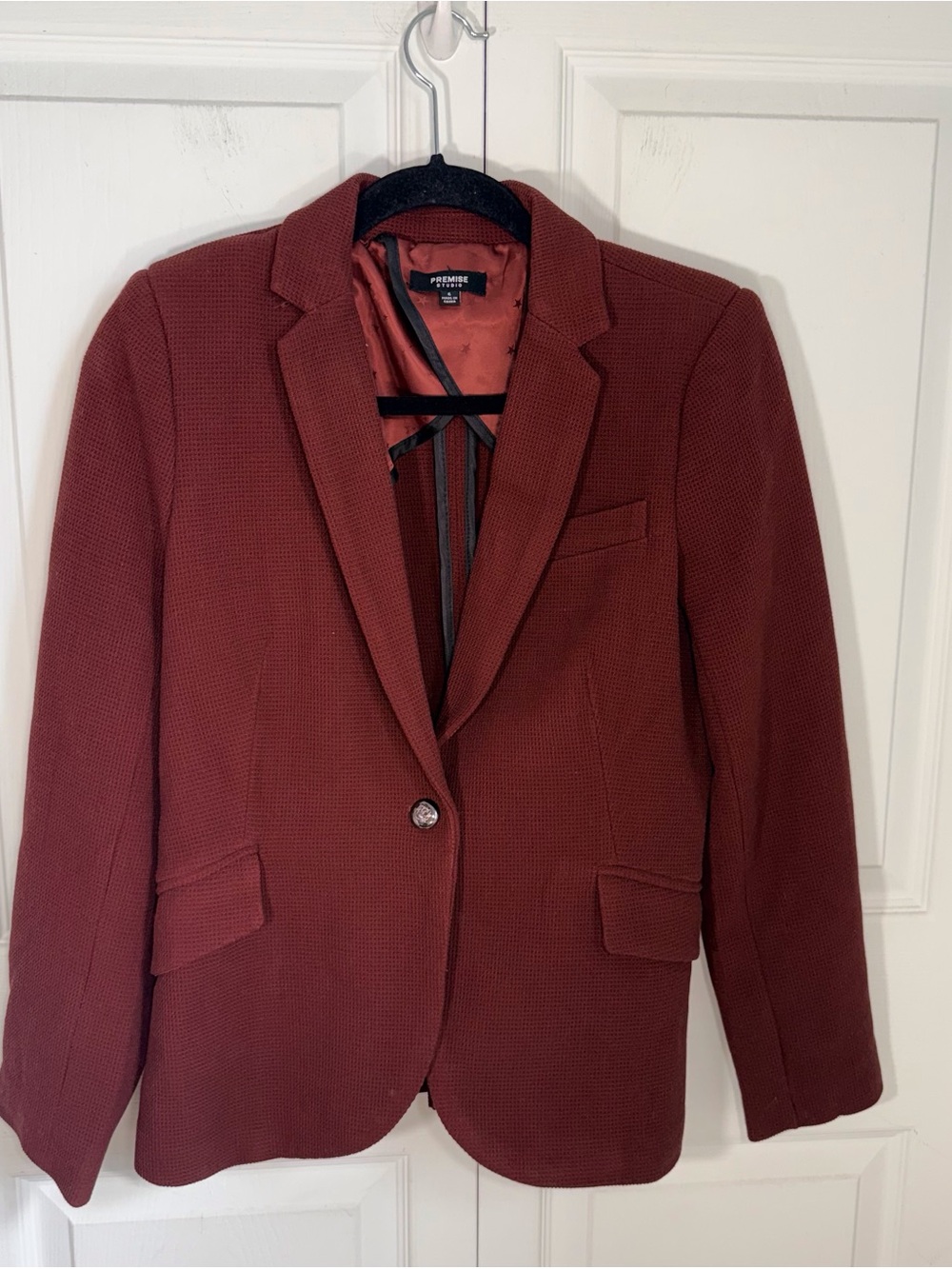 Premise Women's Brick Red Tailored Blazer
